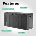 ROJIK Outdoor Storage Housing Deck Box - Image 4