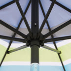 9' Outdoor Patio Umbrella, Outdoor Table Umbrella, Yard Umbrella, Market - Image 3
