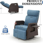 Patio Swivel Rattan Recliner - Image 2