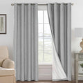 H.VERSAILTEX Linen Blackout Curtains 96 Inches Long, 100% Absolutely Blackout by HVERSAILTEX