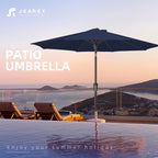 JEAREY 10 ft Outdoor Patio Umbrella w/Tilt and Crank - Image 7