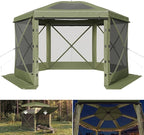 Aoxun 12x12ft Pop Up Canopy Tent, Screen Tent by Aoxun