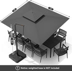 10x13FT Cantilever Patio Umbrella - Image 9
