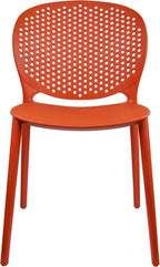 2xhome Set of 3 Patio Dining Chairs | Modern Stackable Outdoor Pool Side Chair - Image 8