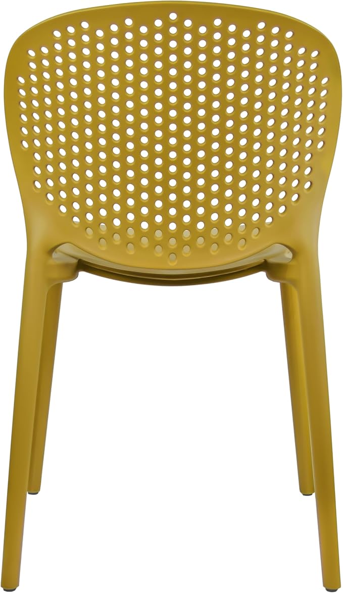 2xhome Patio Dining Chair | Modern Stackable Outdoor Pool Side Chair | Weather - Image 6