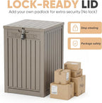 56 Gal Waterproof Outdoor Storage Box UV Resistant Deck Box | Storage bench - Image 6