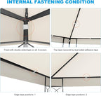 10x10 Gazebo Canopy Replacement Top, 300D High-Density Waterproof Single Layer - Image 6
