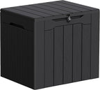 Greesum 33 Gallon Resin Deck Box All Weather Outdoor Storage Boxes, Outdoor Toys by BuynowfromGreesum