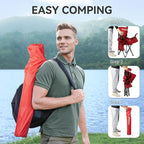 Nazhura 2 Pack Outdoor Camping Chairs Folding/Foldable/Portable - Image 6
