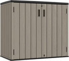 KINYING Outdoor Horizontal Storage Sheds, Outdoor Storage Cabinet Waterproof by KINYING
