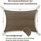 Shade&Beyond 10'x24' Sun Shade Sail Canopy Rectangle, UV Block Breathable - Image 5