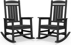 SERWALL Outdoor Rocking Chair Set of 2, Patio Rocking Chair, Porch Rocker by SERWALL