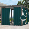 Easy-Going Outdoor Curtains for Patio 1 Panel, 54x108 inch, Teal | Waterproof by Easy-Going