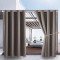 Waterproof Outdoor Curtain W52 x L63 by DivaenCamino