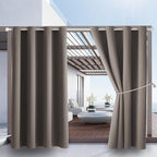 Waterproof Outdoor Curtain W52 x L63 by DivaenCamino