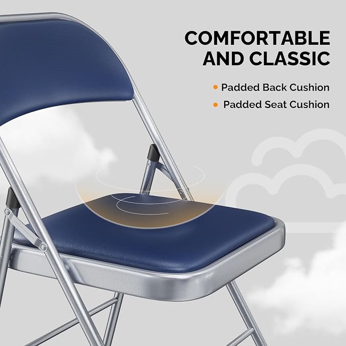 VINGLI 6 Pack Folding Chairs - Image 5