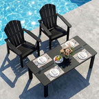 Adirondack Coffee Table, All-Weather HDPE, 304 stainless steel hardware - Image 2