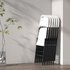 Nazhura 350 Weight Limit Heavy Duty Plastic Folding Chair - Image 4