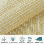 Shade&Beyond 8'x20' Sun Shade Sail Canopy Rectangle, UV Block Breathable Curved - Image 3