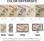 RYB HOME Outdoor Curtains for Patio Deck, Waterproof & Block Sunlight | Thermal - Image 8