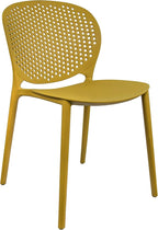 2xhome Set of 4 Patio Dining Chairs | Modern Stackable Outdoor Pool Side Chair - Image 5