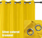 BONZER Outdoor Curtains for Patio Waterproof Thick | Privacy Grommet Light - Image 2