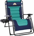 Colegence Oversized Padded Zero Gravity Chair, 400 lb, 0-170° locking recline by ColegenceOutdoor
