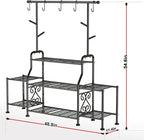 GIOTORENT 3-Tier Tall Metal Plant Stand Indoor Outdoor - Image 3