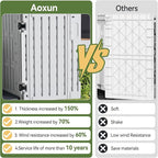 Aoxun Outdoor Storage Cabinet 35 Cu.Ft Outdoor Trash Can Storage Shed, and Lawn - Image 4