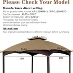 SCOCANOPY Khaki Ripstop Replacement Top Compatible - Image 2