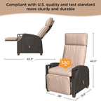 Grand patio Outdoor Recliner Air Pump 150° Lay Flat Reclining Chair - Image 2