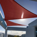 SUNNY GUARD Custom Size 7'x10'x11.2' Terra Red Sun Shade Sail Right Triangle UV by SUNNYGUARD