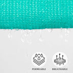 Shade&Beyond Custom Sun Shade Sail 16'X17'X23.3'Triangle Sun Sail Shades Patio - Image 3