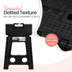 Delxo 16 Inch Folding Step Stool, Foldable Step Stool - Image 7