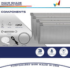 Windscreen4less 4' x 15' Retractable Sun Shade Canopy Cover Sliding Wave Shade - Image 4