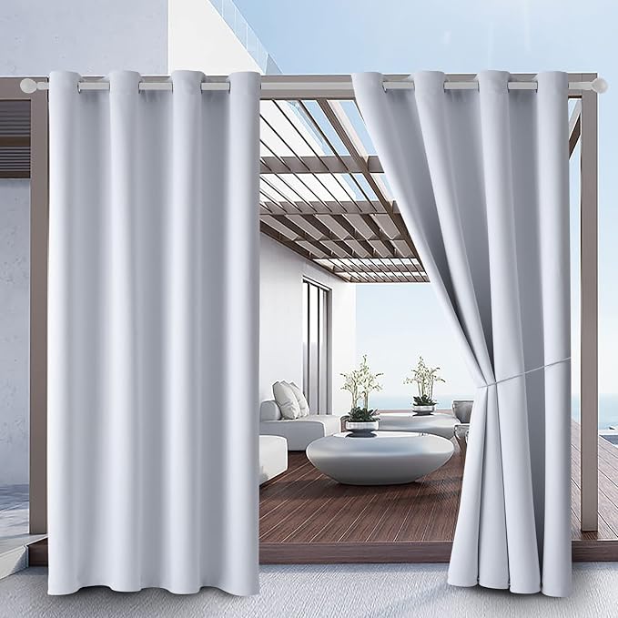 Waterproof Outdoor Curtain W52 x L84 by DivaenCamino
