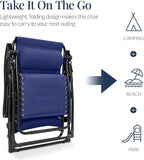 Best Choice Products Oversized Padded Zero Gravity Chair, Folding Outdoor Patio - Image 5