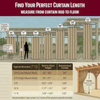 DIVA EN CAMINO DEC Outdoor Patio Curtain Waterproof Darkening Thermal Insulated - Image 3