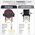 Oversized Camping Chair for Adults 2 Pack - Image 7