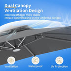 10 X 13 FT Cantilever Patio Umbrella - Image 8