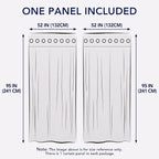 PureFit Outdoor Curtains for Patio Waterproof Weatherproof Outside Curtains | - Image 6