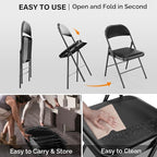VINGLI 10 Pack Folding Chairs - Image 9