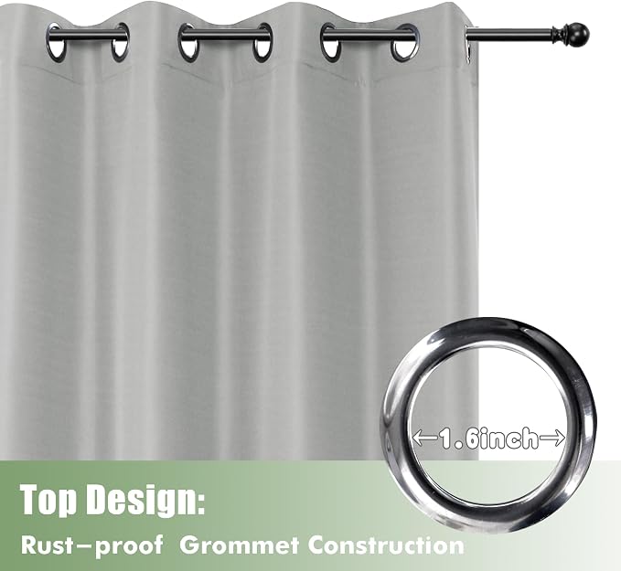 HolidayIdeas Waterproof Outdoor Curtains - Image 4