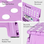 Delxo Folding Step Stool 13 Inch, 300 Lbs Step Stool - Image 8
