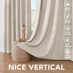 H.VERSAILTEX 72 inch Blackout Curtains, 100% Absolutely Blackout Thermal - Image 7