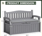 Flamaker 80 Gallon Storage Bench - Image 3