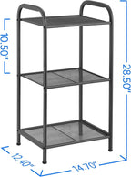 MAX Houser Storage Rack with Shelf, Industrial Style Extendable Plant Stand - Image 3