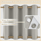 HDCAXKJ Waterproof Outdoor Curtains - Image 3