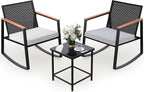 Gizoon 3 Pieces Rocking Patio Bistro Set | by Gizoon