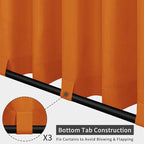 Easy-Going Outdoor Patio Curtains 2 Panels, 54x120 inch, Porch and Pergola - Image 3